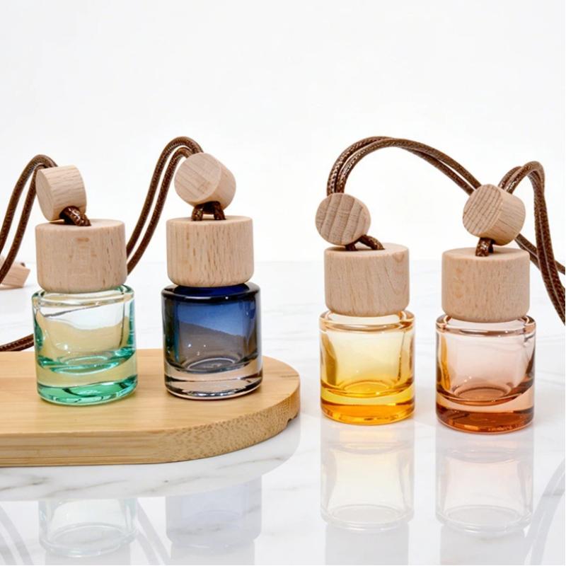 Perfume Fragrance Oil - زجاجة عطر صغيرة مستديرة للسيارة، ناشر